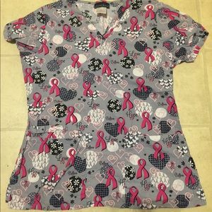 Breast cancer scrubs